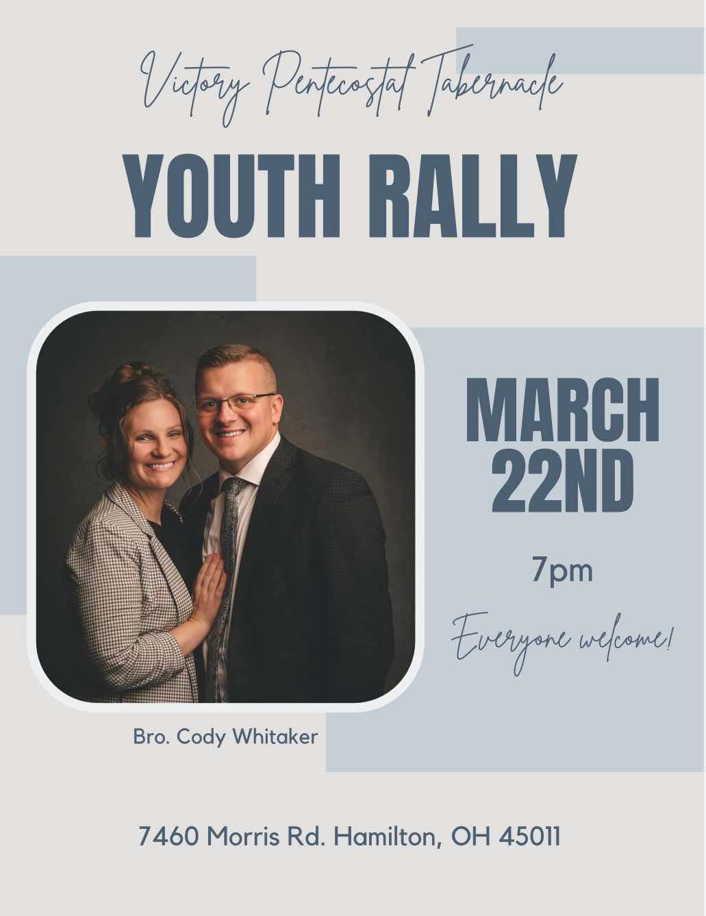 Cody Whitaker Youth Rally